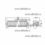 Балка диодная EnduroLED 2 Series 750 мм. ближний свет 9V-36V (навесной монтаж)